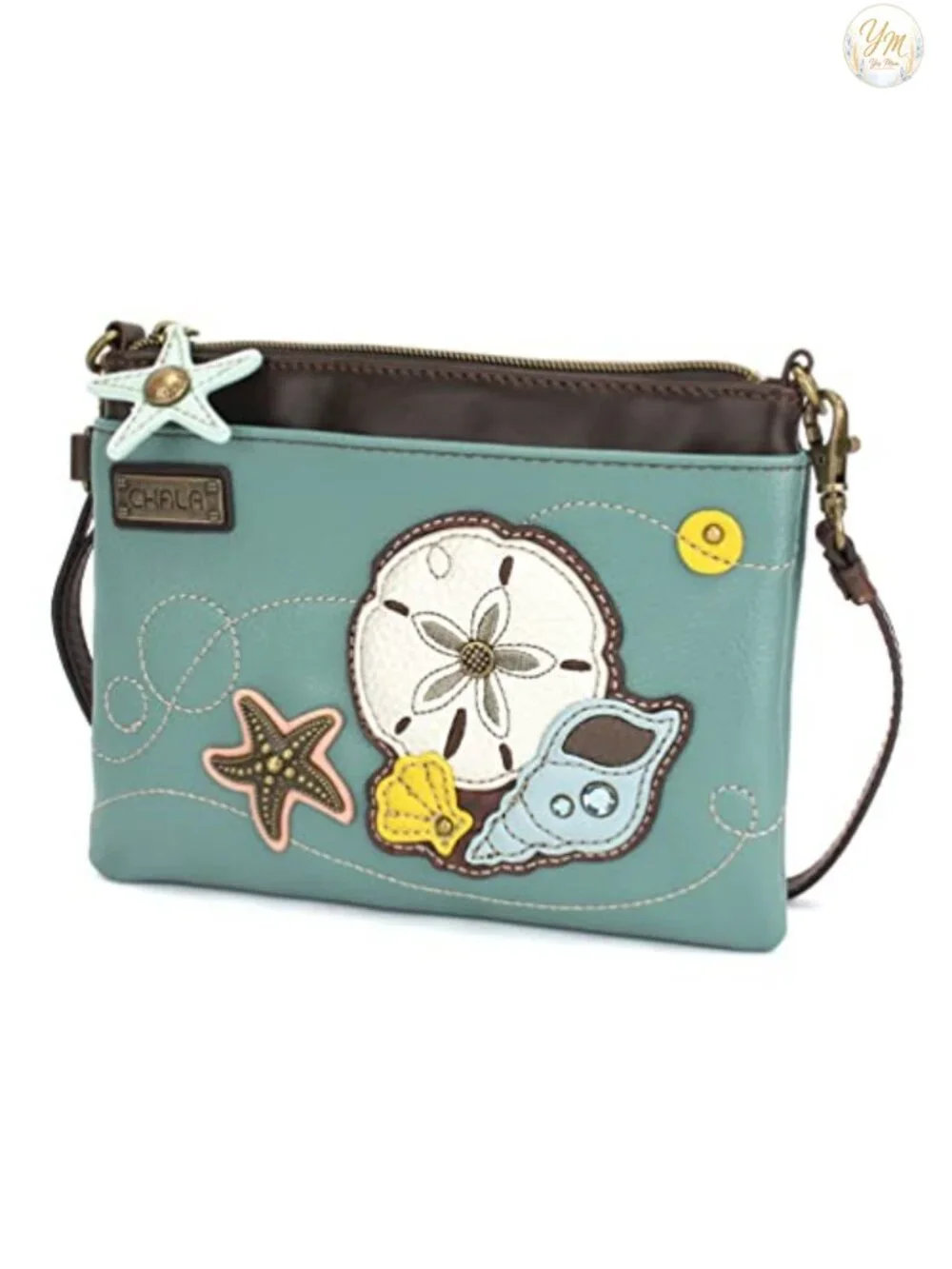 CHALA Mini Crossbody Purse with Convertible Strap Faux Leather